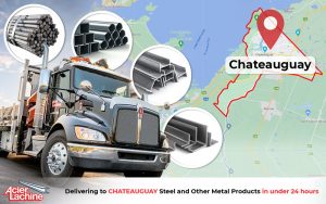 Metal Products Delivery to Chateauguay by Acier Lachine24