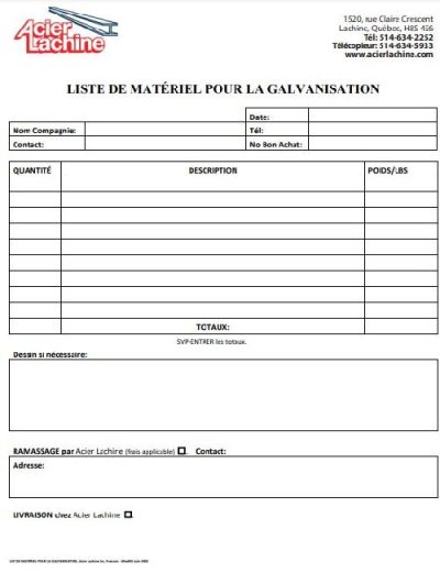 Procedure Galvanisation Francais 1